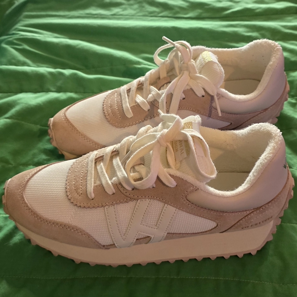 VINTAGE HAVANA Womens Cosmic Slip On Sneakers Shoes Casual - Beige Size 8
